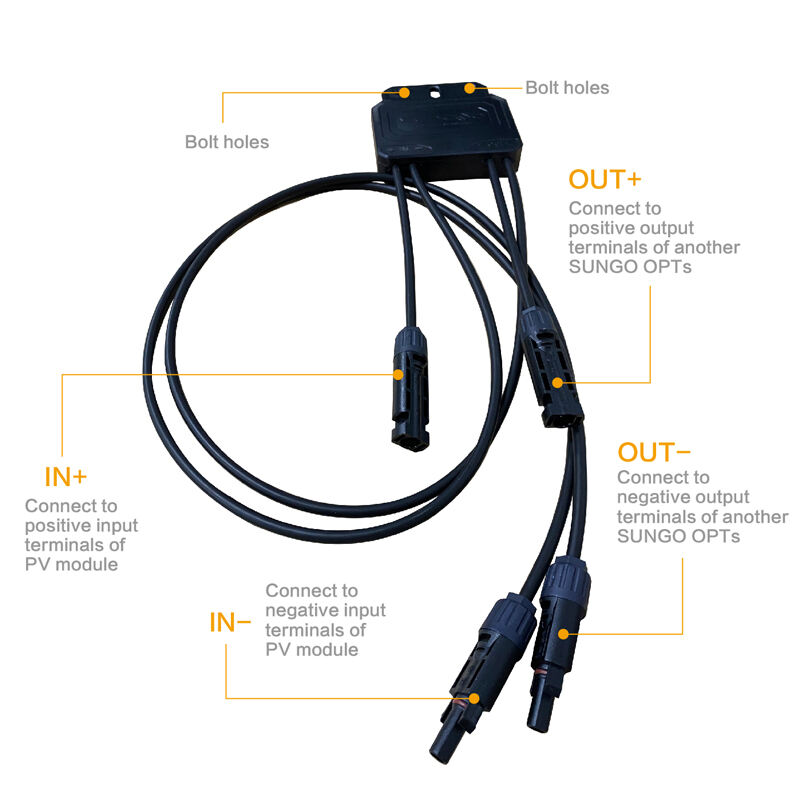 Optimizadores de paneles solares de alta calidad SUNGO 600W Optimizadores de energía de envío rápido Optimizador de generación de energía fotovoltaica Proveedor de la UE
