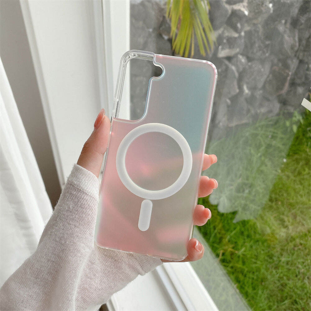 Laudtec SJK150 Frosted Matte Ombre Gradient Color Changing Phone Case For Galaxy S24 S24+ S23 S23+ S21 S21+ S22 S22+ Ultra Fe 5G