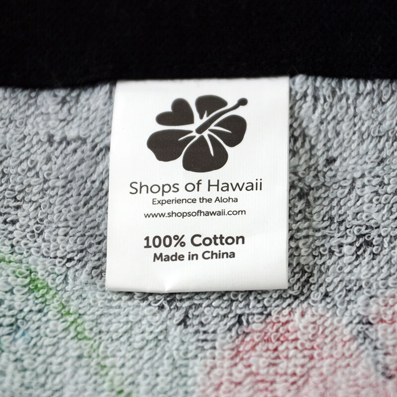 Eco friendly towel 100 cotton cabana beach towel dimensions 75*150cm custom logo velour fabric manufacture