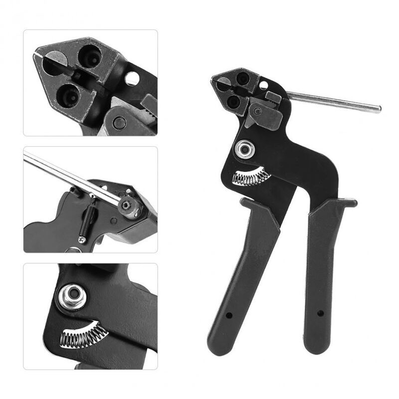 Cable tie tools for locking manufacture