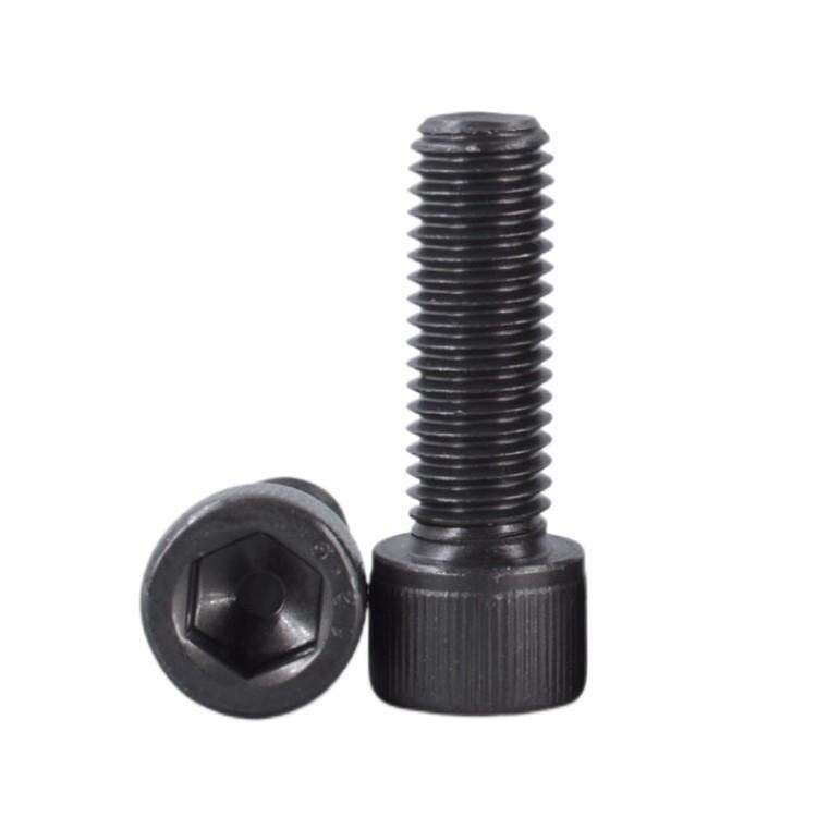 DIN 912 Black Stainless Steel SUS316 Environmentally Friendly Black Zinc Coarse Thread socket head screw with hexagon socket