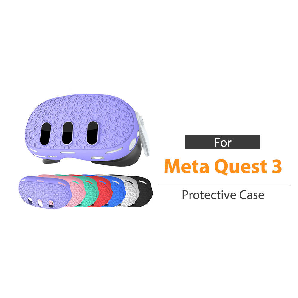 Protective Case Back Cover Silicone Soft Precision Hole For Meta Quest 3 Headset Headband supplier