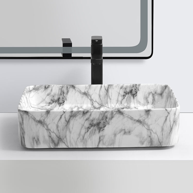 modern made in China marble top basin manufacture