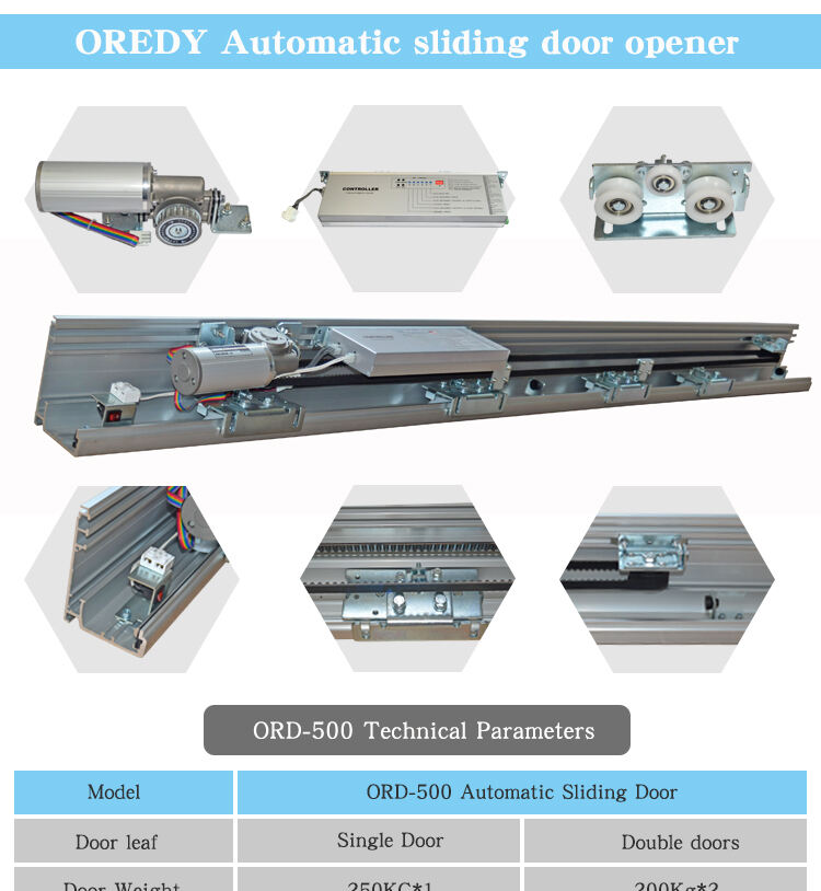 OREDY Heavy duty automatic sliding door system automatic swing door opener for sliding door supplier