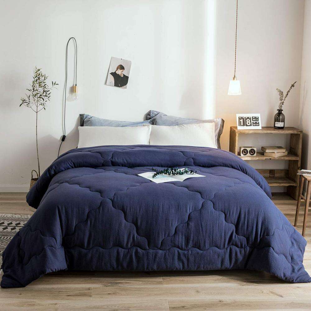 100% cotton down alternative comforter duvet insert for all season details