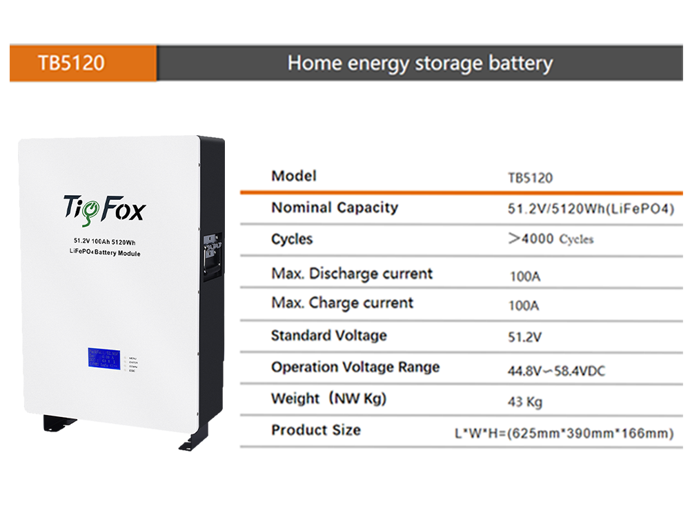 Tigfox solar inverter 3kw 48 volt lithium battery 5kw solar inverter batterie ion lithium 5kw 10kw lifepo4 battery energy factory