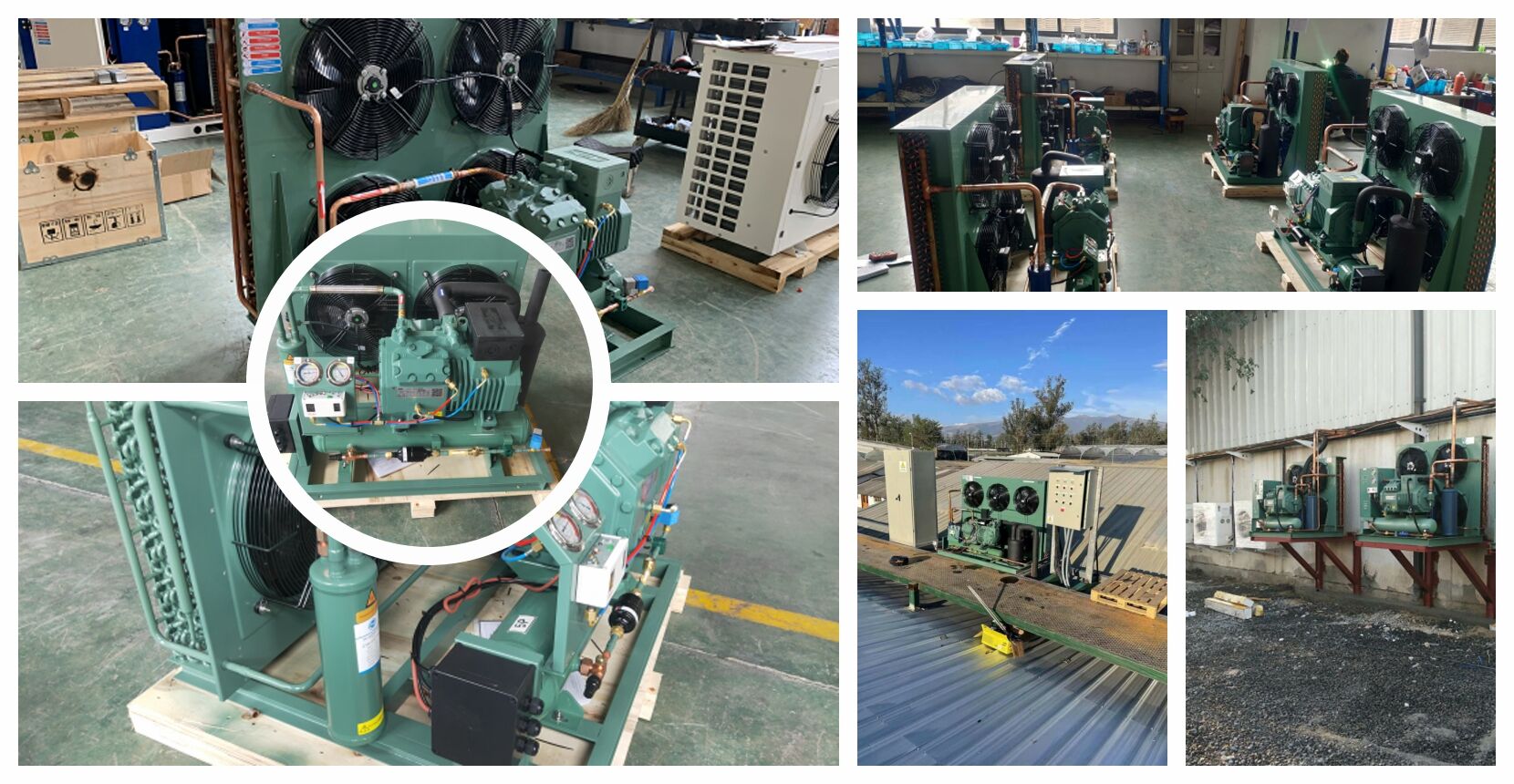 EMTH Condensing Unit Evaporator Cold Room Inverter Regrigeration Unit manufacture