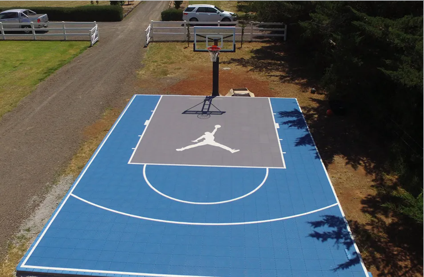 Outdoor Interlocking Basketball&Pickleball&Badminton Courts Flooring Tiles factory