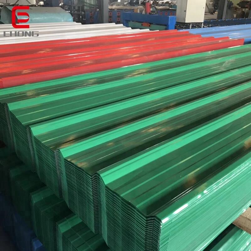 Factory Ppgi Ppgl Galvanized Prepainted Color Coated Corrugated Steel Rolls Roofing Sheet details