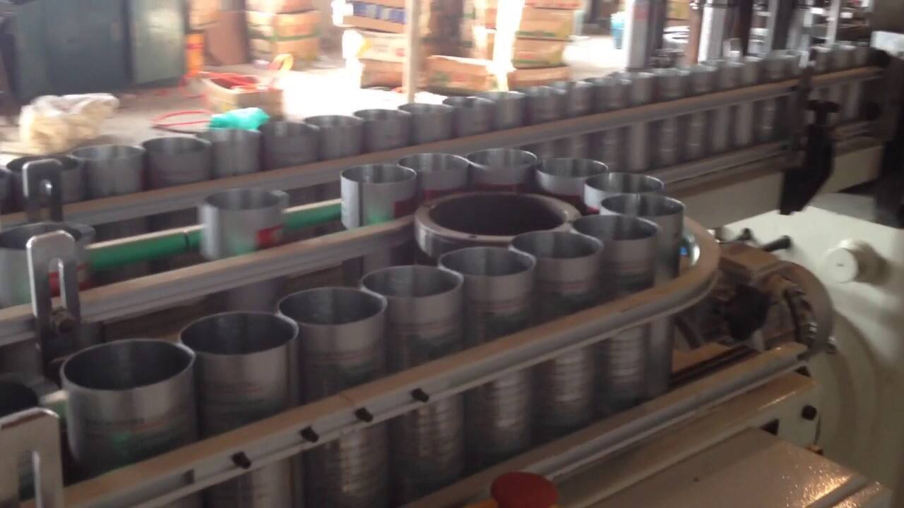 Aerosol tin can making machine