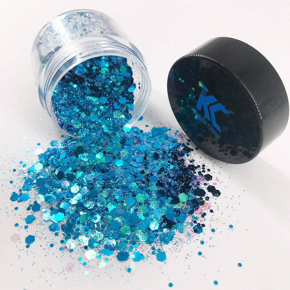 Hot Sale Wholesale Makeup Circle Confetti Glitter Chunky Glitter for Body Eye Face Craft