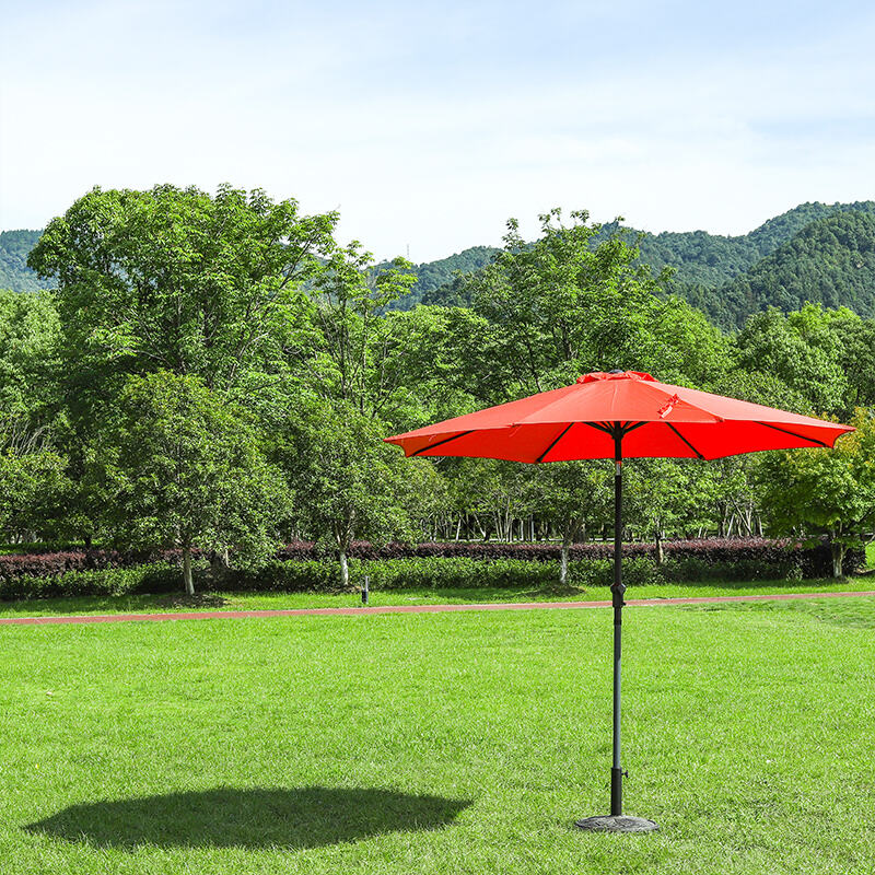 Ready to Ship In Stock 9ft Restaurant Commercial Patio Umbrellas Outdoor Parasol Garden Cafe Terrace Sunshade Macrame Umbrella details