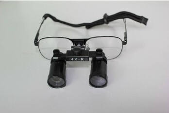 MICARE A0 TTL Loupes 2.5x 3x 3.5x 40mm Bedah Melalui Lensa Loupes Led Magnifier Kacamata Pembesar Kacamata Gigi rincian