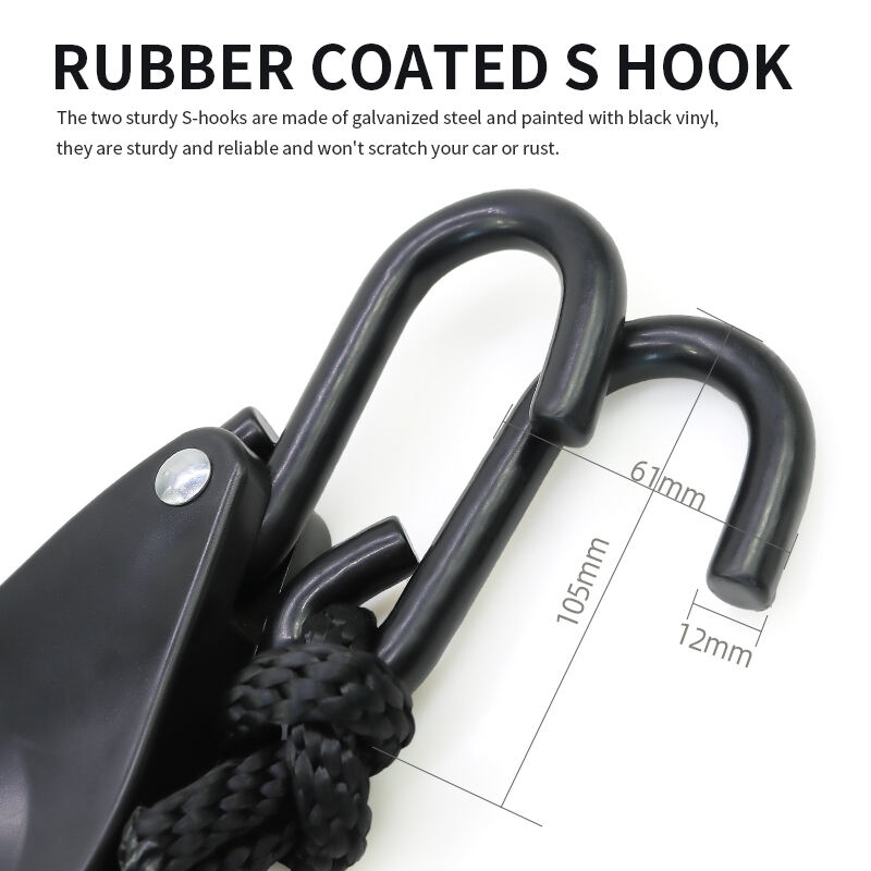 1/2 Inch 500Lbs Rope Ratchet Hanger S Hook Durable Abs Material Metal Ratchet factory