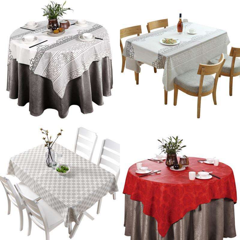 Cocktail tablecloths round plastic table cloth table covers wedding decoration details