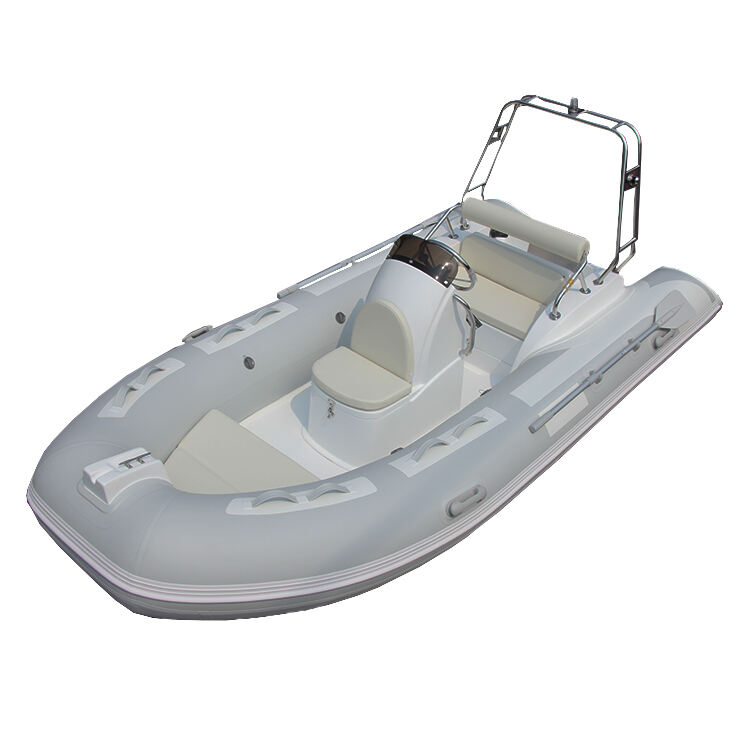 2023 hot sale 13ft 3.9m 7 persons high speed fiberglass rib boat supplier