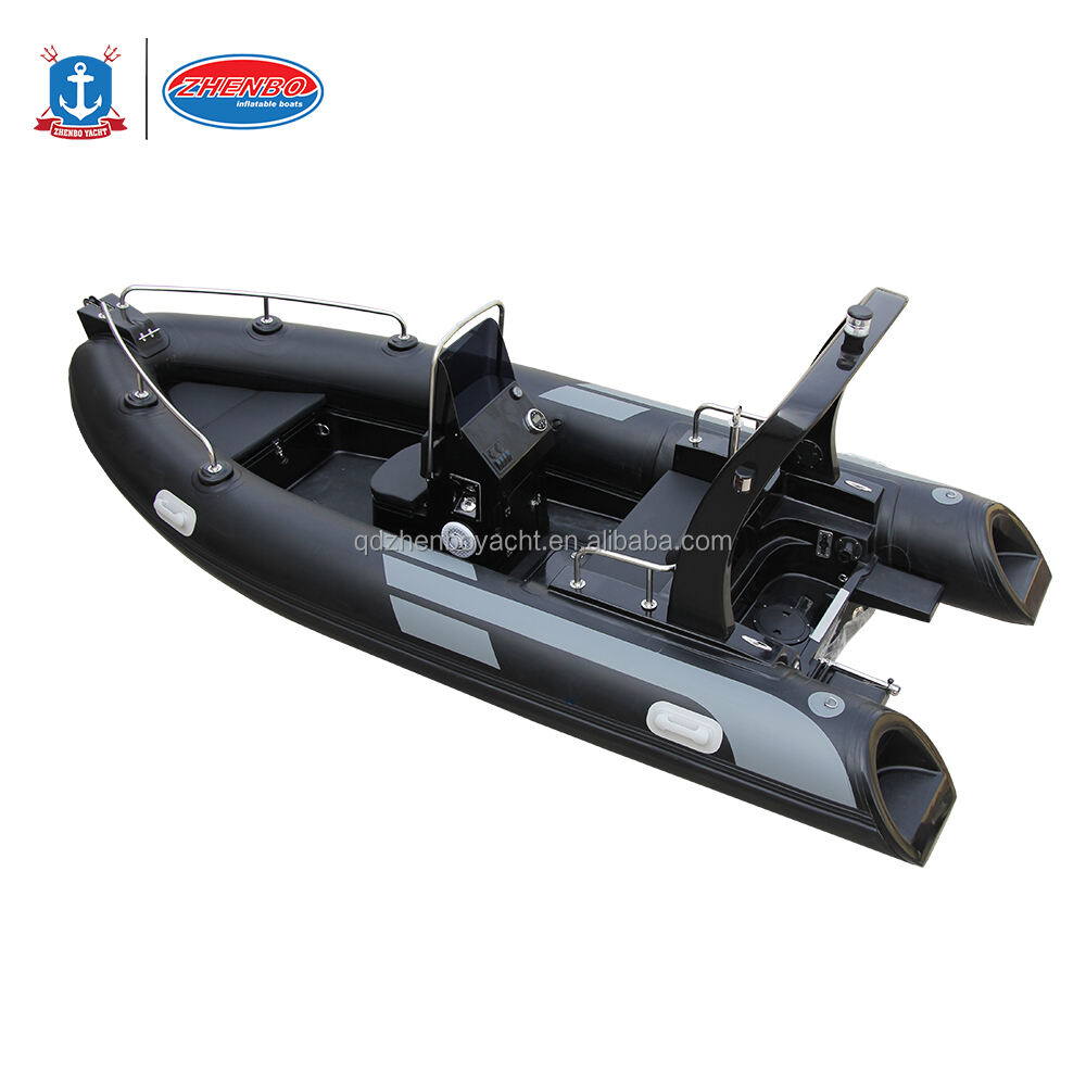 Customize Rib Boat With CE Certificate Rib Boats For Rental 480 580 680 rib480 hypalon fishing factory