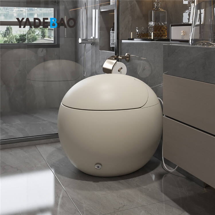 Fashion Toilet and accessories Color Automatic Egg WC Commode Intelligent Toilet Bowl Ceramic Bathroom Smart Toilet factory