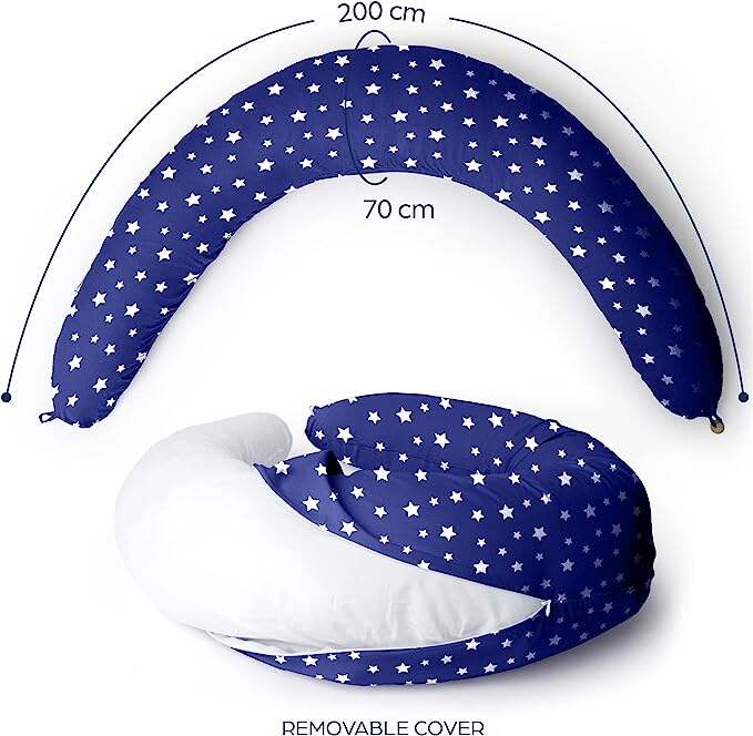 100% Cotton Pregnancy Pillow for Sleeping Maternity Breastfeeding Pillow Multifunctional Full Body Pillow details