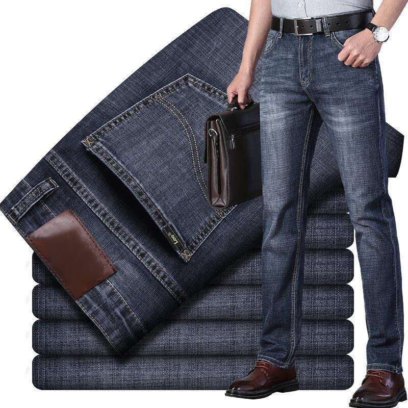 Cowboy Jean Pants Men's Stretch Jeans Slim Fit details