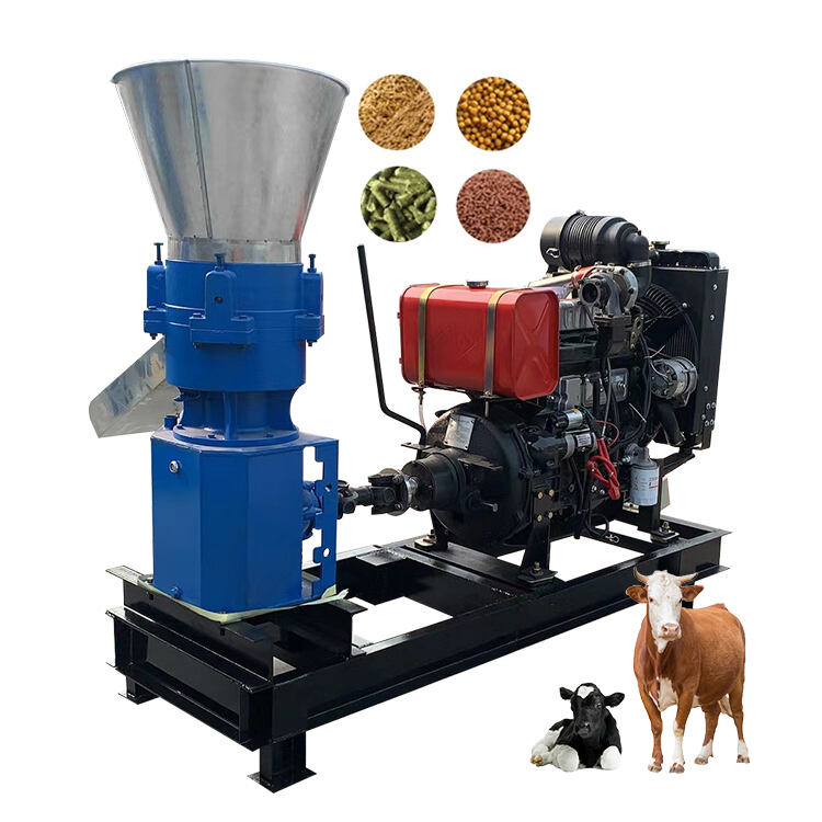 Diesel feed pellet machine