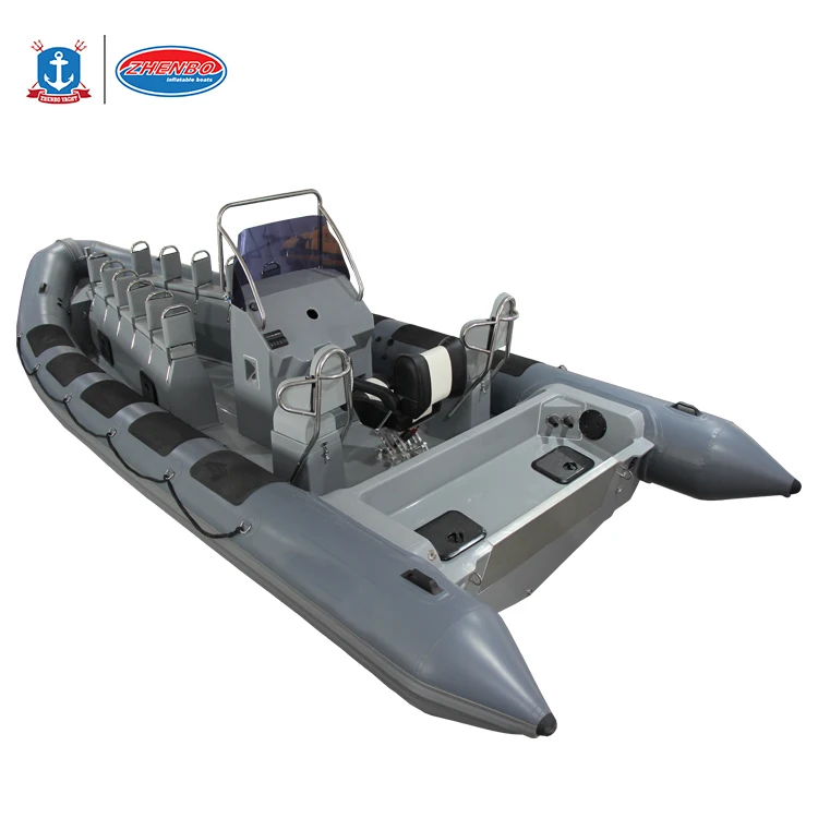 fiberglass semi-rigid inflatable fiberglass boat 700 Tourist boat yacht factory