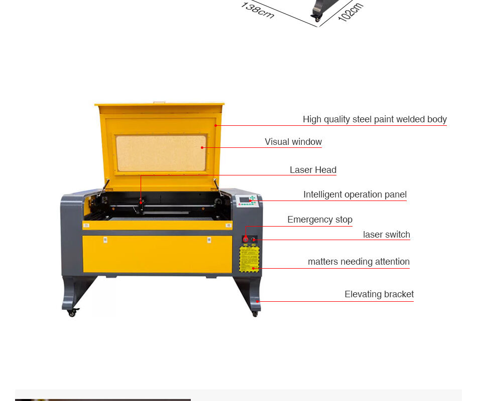 Co2 laser cutting Machine for Plastic Acrylic Wood Leather 1310 130W 120W 100W Laser cutting For Non Metal factory