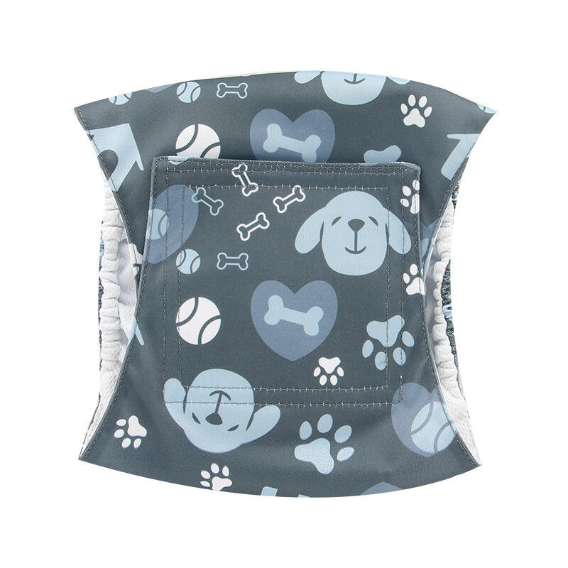 Wholesale Custom washable belly wrap male dog diapers reusable pet diaper for puppy large dog factory