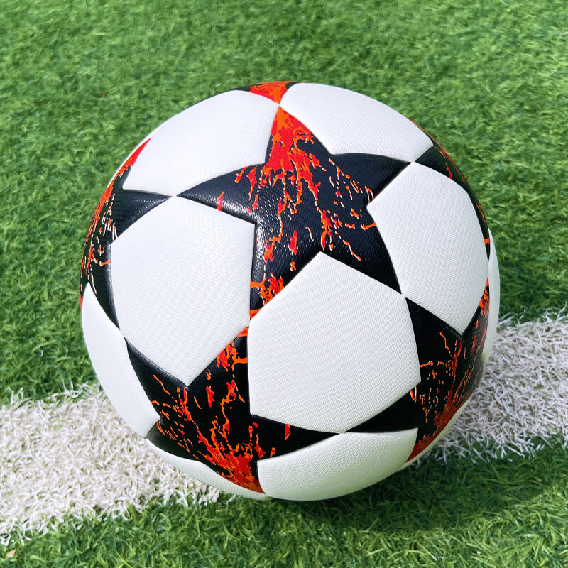 Ballon de football professionnel en PVC, Logo personnalisé, entraînement de Match, taille 5 4, détails officiels du match