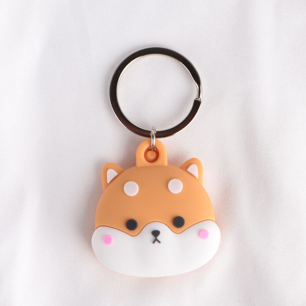 3D Cartoon Case For Airtag Case Silicone Cute Bear Dog Locator Tracker Protecter Cover For Airtags Case with Keychain factory