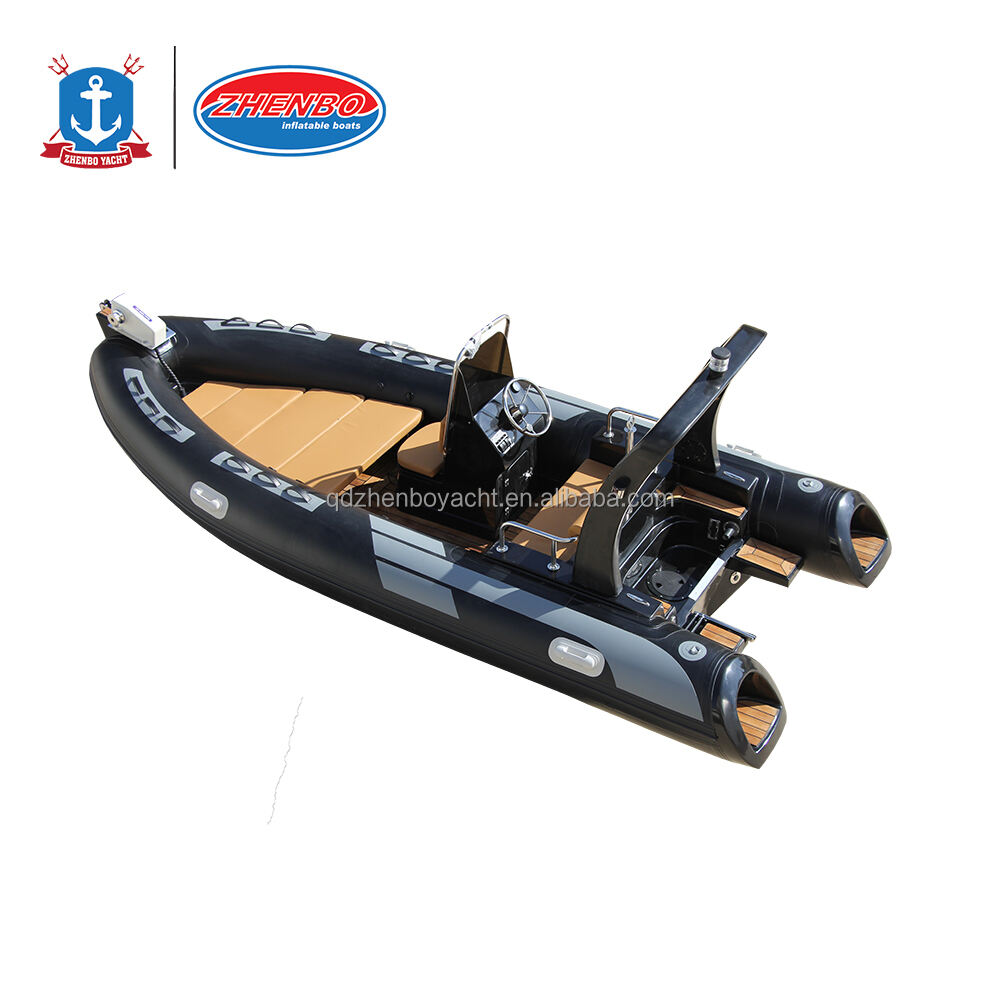 Customize Rib Boat With CE Certificate Rib Boats For Rental 480 580 680 rib480 hypalon fishing manufacture