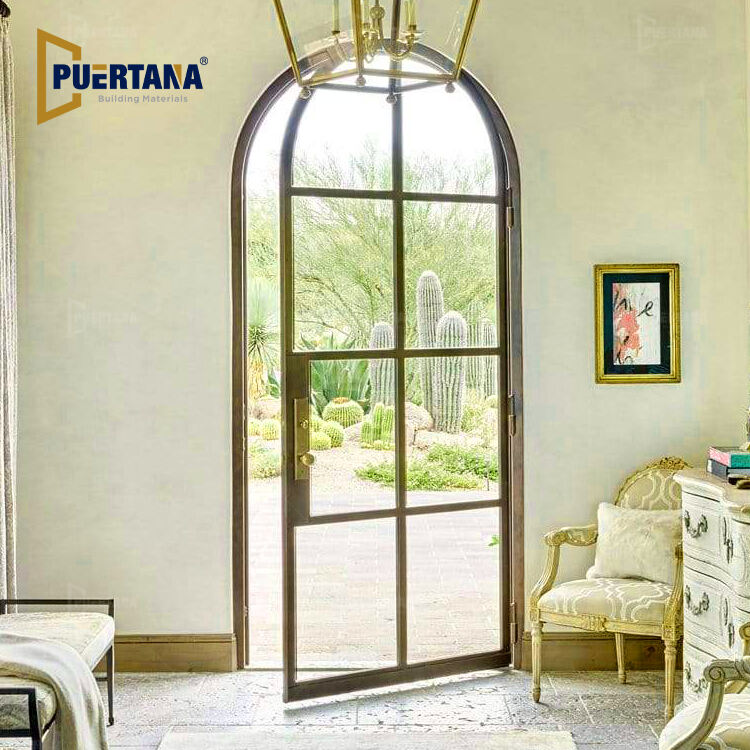 Stunning Rustic Modern Home Steel Look Aluminium Crittall French Doors Thermal Insulation Exterior Door Patio Designs