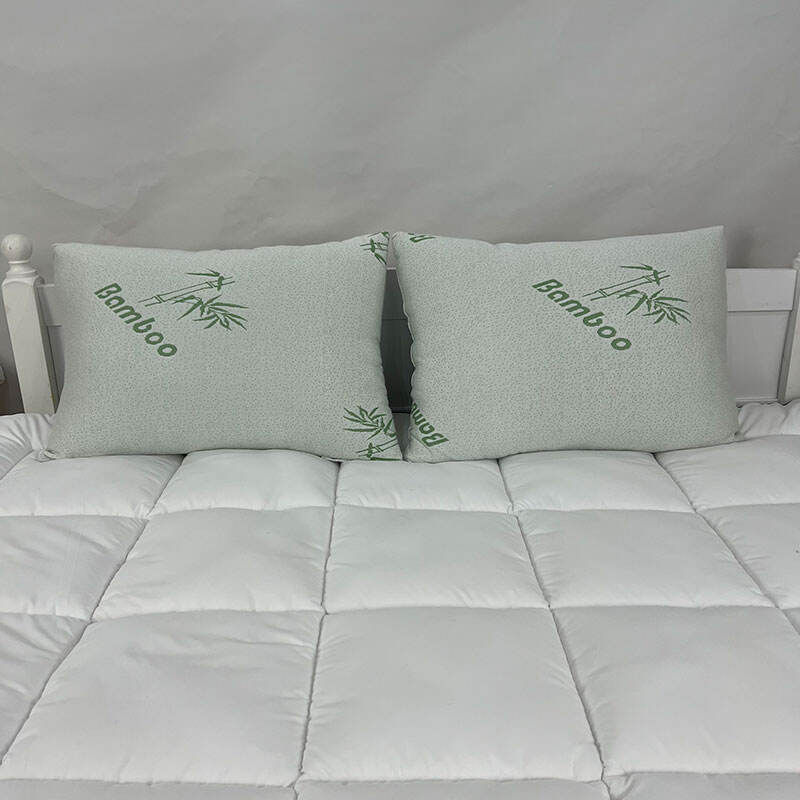 Best quality comfortable & breathable sleeping jacquard cooling feel bamboo pillow queen details