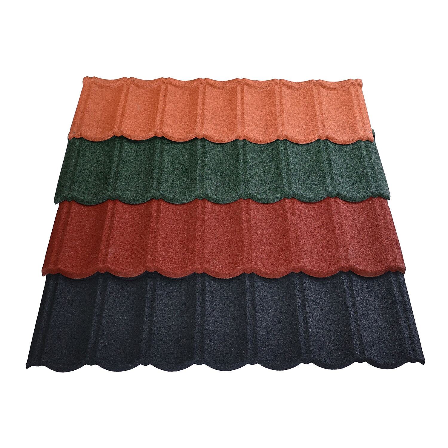 High Weather Resistant Aluminum Zinc Bond  Stone Coated Steel Roofing Tile manufacture