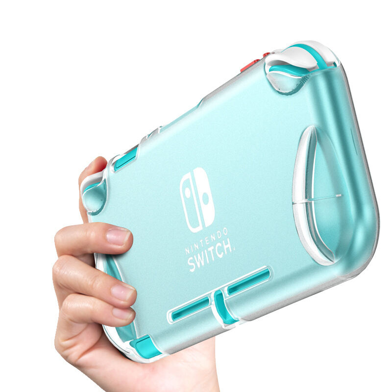 Laudtec EVA07 Grip Tpu Soft Transparent Protective Clear Frosted Matte Console Case For Nintendo Switch Lite Nuevo Oled 3Ds