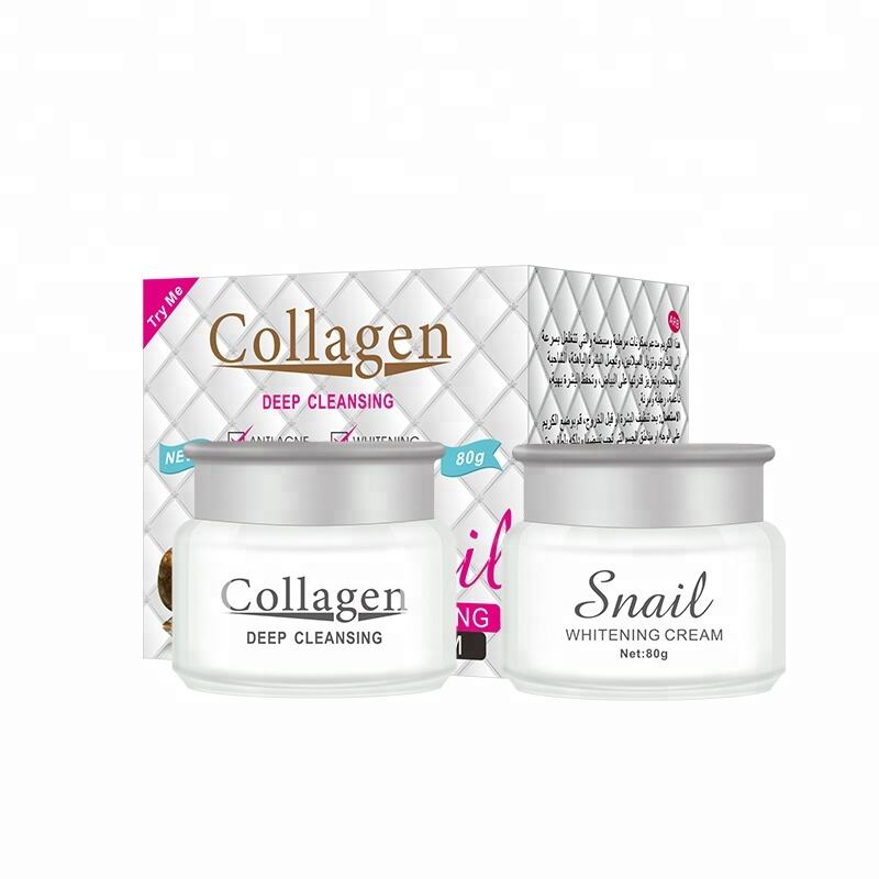 Soins de la peau Anti-acné Lumière du collagène Escargot Crème faciale blanchissante