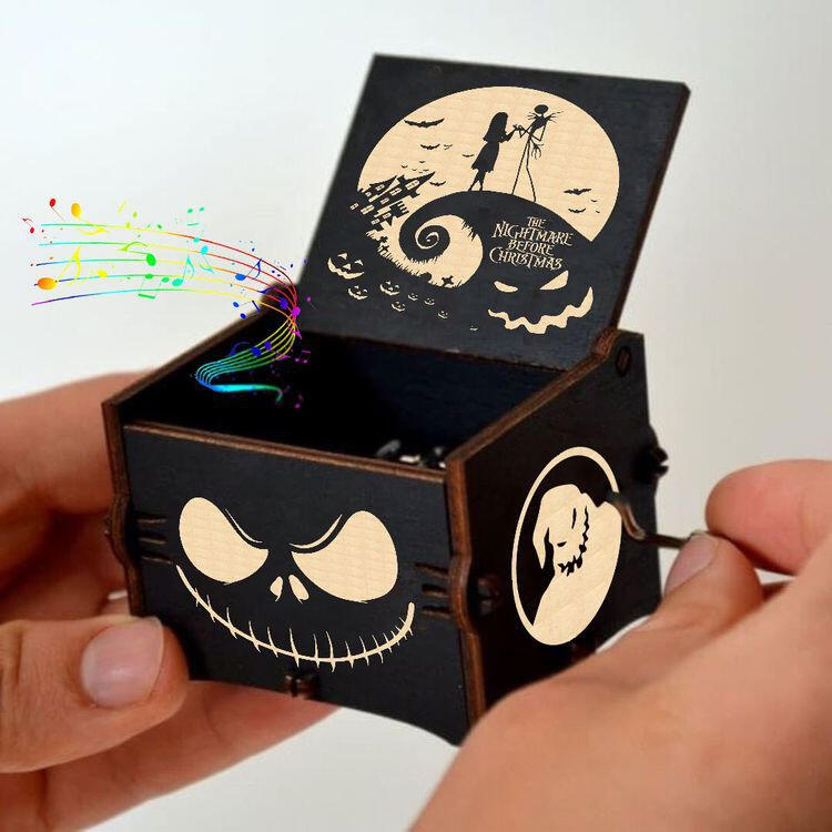 Halloween Vintage Hand Crank Musical Box manufacture