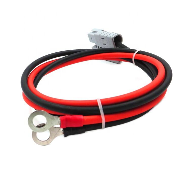 Battery Charger Wiring Harness 50A Battery Connector to O Ring Terminal Length Customizable supplier