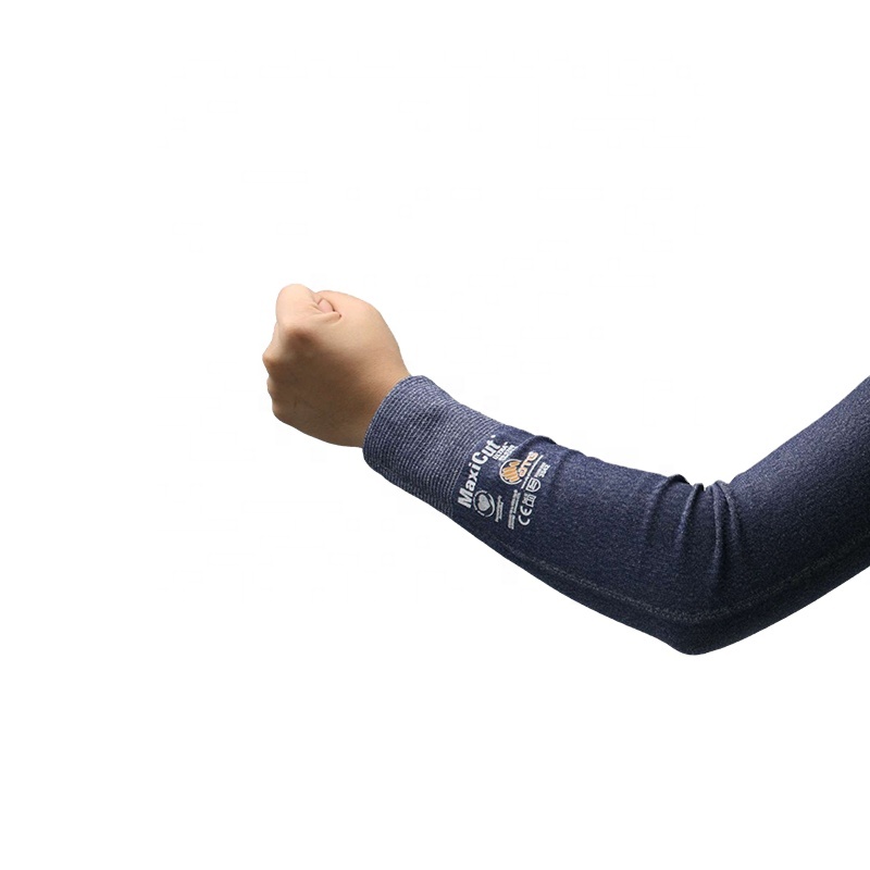 Comfortable Resilient Engineered Fiber Cut Resistant Arm Guards Silicone Free Arm Protection details