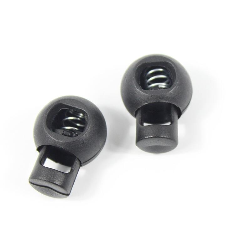 High quality adjustable plastic ball round drawstring cord lock