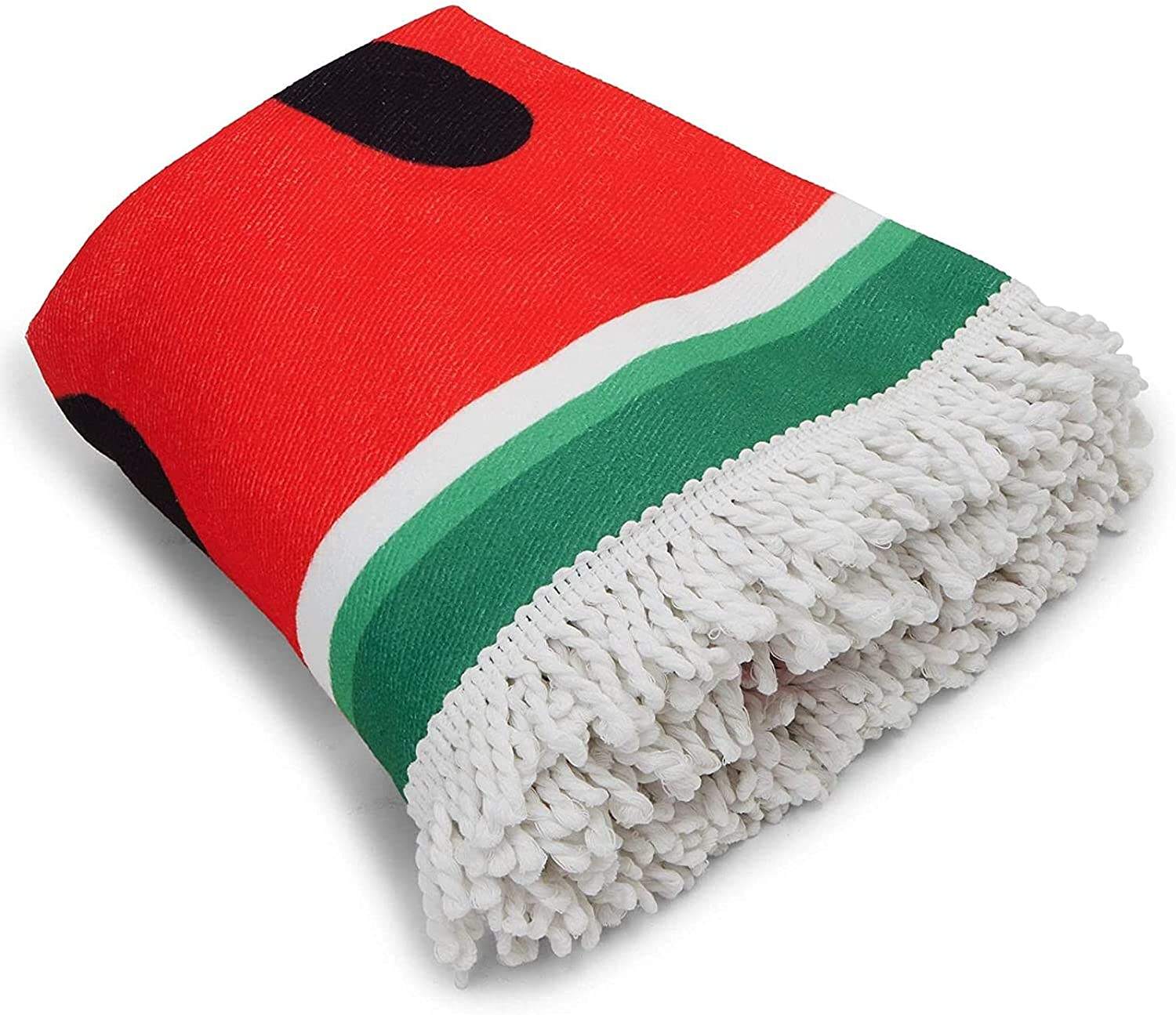 Microfiber Sand Free Quick Dry Water absorption Print Design Summer Tassel Round Beach Towel manufacture