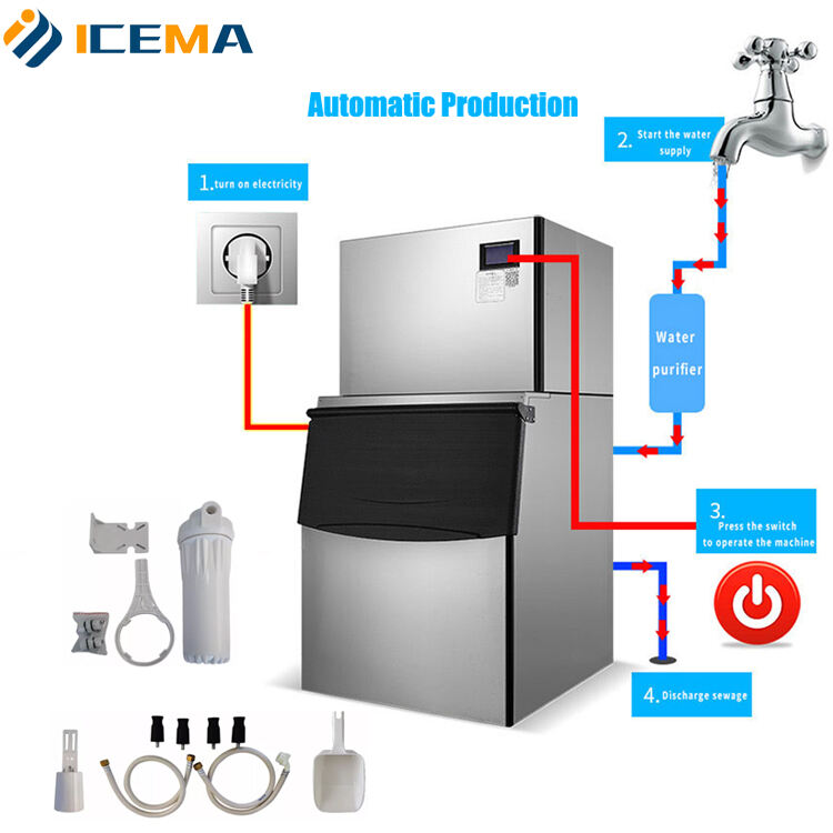 ICEMA 36kg-1000kg Ice Making Machines details