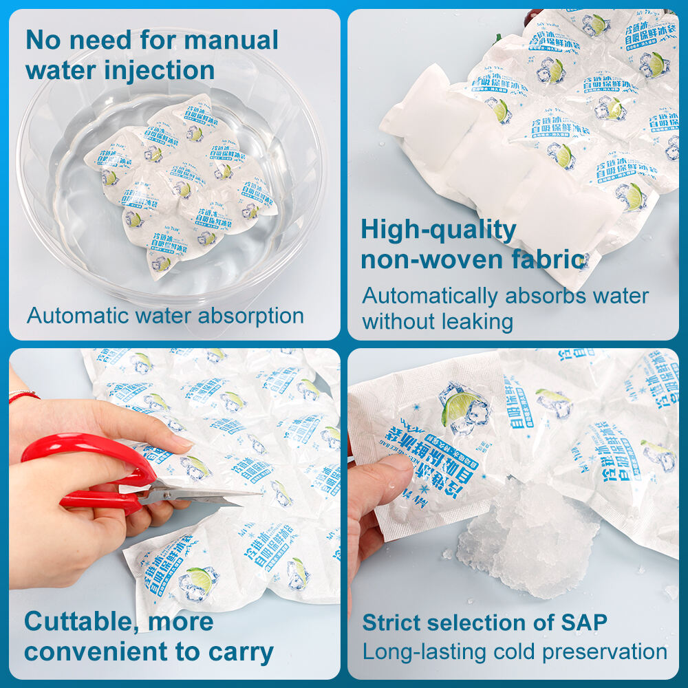 on Sale Disposable meat Soaker Pad Ice Puck 140*70mm 60ml absorbent pad 60ml meat vegetables poackaging factory