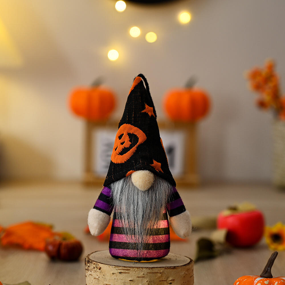 Halloween Gnome Lighted Plush Gnomes Gonk Bat With Lights Hanging Ornaments factory