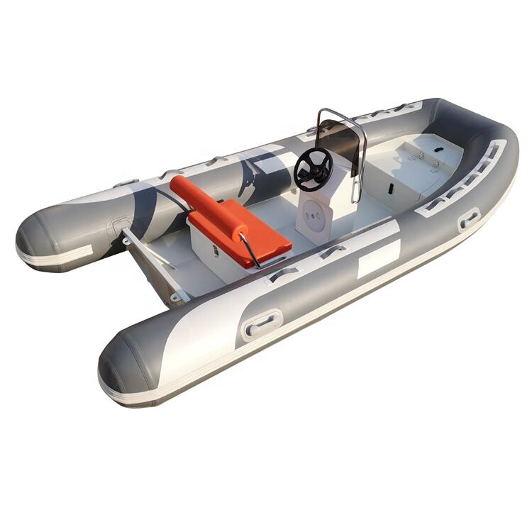 High-end fiberglass hull boat  tube inflatable boat  fishing boats inflatable RIB-340C supplier