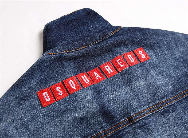 2023 Custom High Quality Fashion Fall Casual Vintage Ripped Blue Man Men's Jackets Denim Mens Jean Jacket manufacture