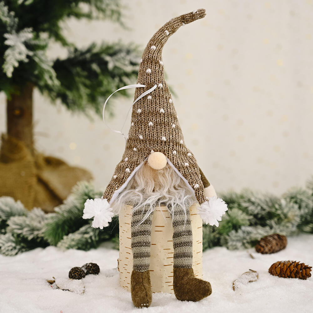 Christmas Gnome Light Plush Gnomes Gonk With Lights & Long Legs Hanging Ornaments factory