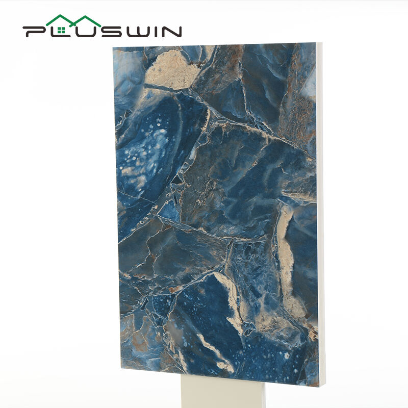 laminate board pvc sheet pvc film scratch resistant marble glossy China factory manufacture