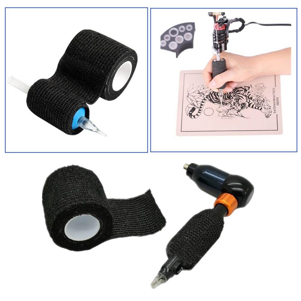 Anthrive Hot Selling Tattoo Disposable Grip Sticky Winding Elastic Adhesive Bandage Sports Tattoo Grip Tape Cohesive Bandage manufacture