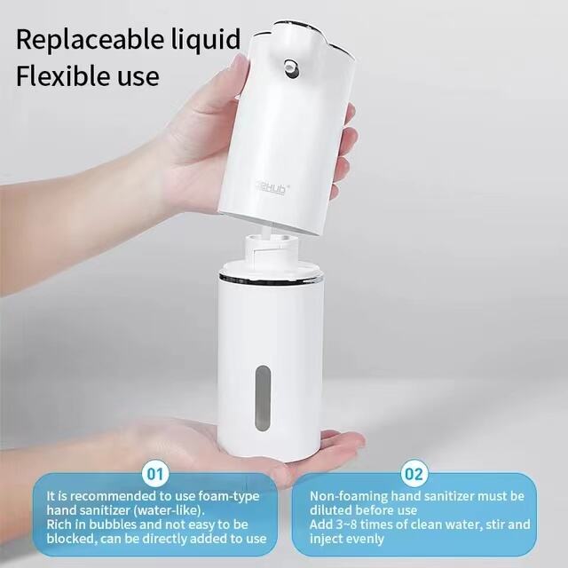 Automatic Liquid Soap Dispenser Touchless Sensor Bathroom Smart Foam Machine 280ML Infrared Liquid Soap Dispenser Pump Container supplier